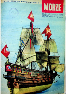 Miesięcznik Morze 1970 12 numerów
