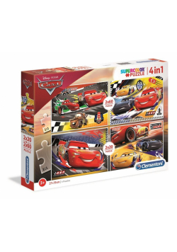 Puzzle 2x60 + 2x20 Auta