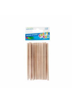 Patyczki drewniane naturalne 15szt