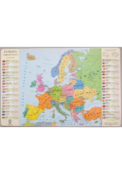Podkładka mapa polityczna Europy