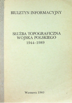 Służba topograficzna wojska polskiego
