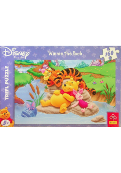 Puzzle 160 elementów Kubuś Puchatek Po Śniadaniu Nowe