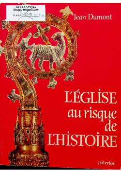 L ' Eglise au risque de l ' histoire