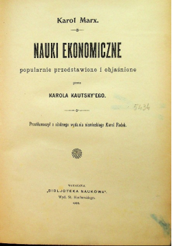 Nauki ekonomiczne popularnie przedstawione i objaśnione 1906 r.