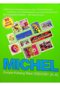 Michel- Katalog Europa West 2000/2001: 2 Bde.