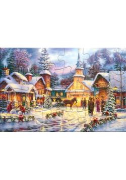 Puzzlowa kartka pocztowa Faith Runs Deep