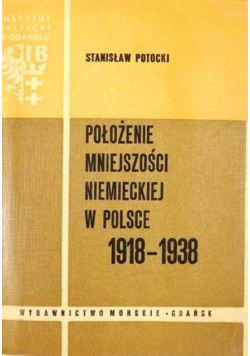Położenie mniejszości niemieckiej w Polsce 1918-1938