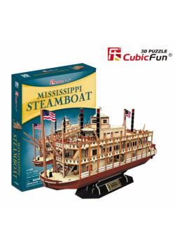 Puzzle 3D Statek Parowy Mississippi