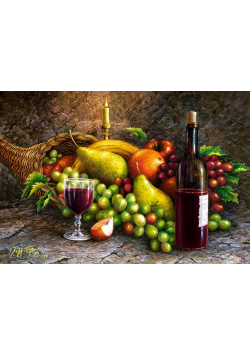 Puzzle 1000 Fruit and Wine CASTOR