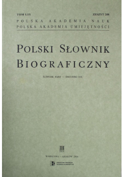 Polski słownik biograficzny, zeszyt 208