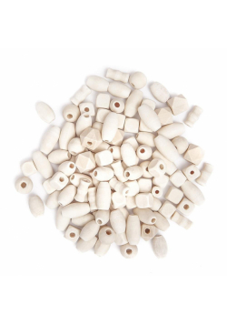 Koraliki drewniane 50g