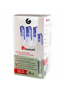 Korektor w piórze 8ml (12szt)