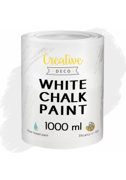 Farba kredowa biała do drewna 1000 ml