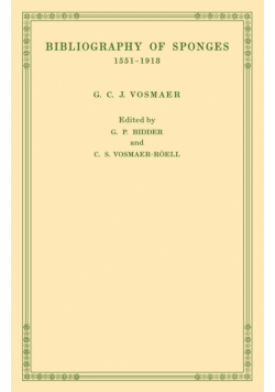 Bibliography of Sponges 1551 1913