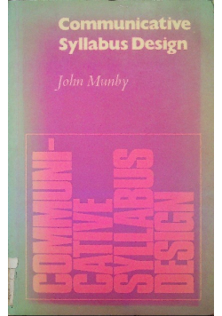 Communicative syllabus design