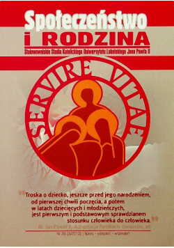 Społeczeństwo i rodzina numer 36