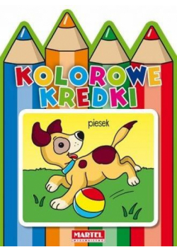 Kolorowe kredki - Pieski