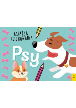 Książka do kolorowania Psy