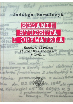 Egzamin studenta i obywatela