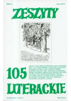 Zeszyty literackie nr 105