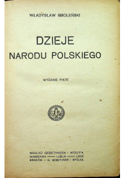 Dzieje narodu Polskiego 1919 r