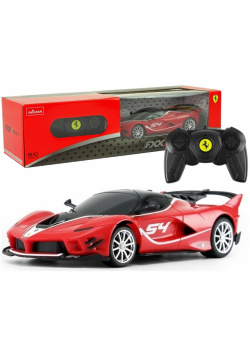 Auto R/C Ferrari Rastar 1:24 czerwone na pilota