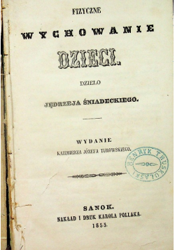 Fizyczne wychowanie dzieci  1855 r