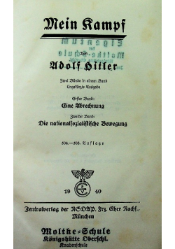 Mein Kampf 1940 r.