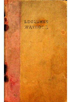 Leczenie wątrobą 1937 r.