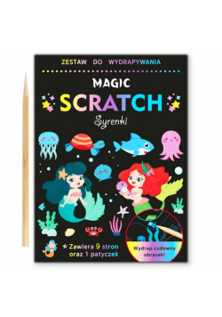 2w1 Wydrapywanka i kolorowanka  Syrenki