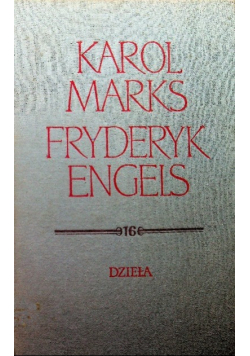 Marks i Engles Dzieła Tom 16