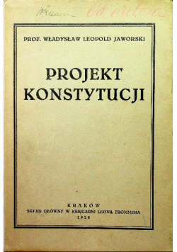 Projekt konstytucji 1928 r