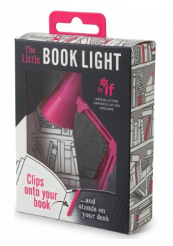 The Little Book Light Lampka do książki różowa