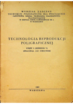 Technologia Reprodukcji Poligraficznej