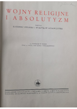 Wielka Historja Powszechna  Tom V  Wojny religijne i absolutyzm Część 2 1938 r.