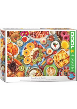 Puzzle 1000 Stół pełen pyszności