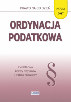Ordynacja podatkowa