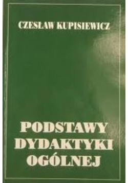 Podstawy dydaktyki ogólnej