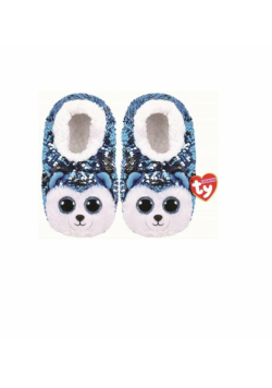 Ty Fashion Shlush - Cekinowe kapcie Husky rozm L