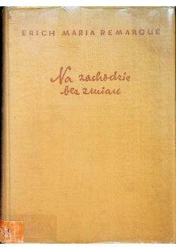Na zachodzie bez zmian