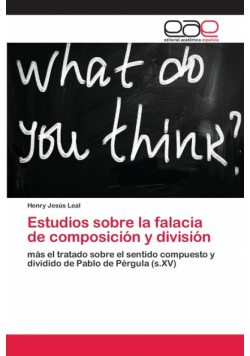 Estudios sobre la falacia de composición y división