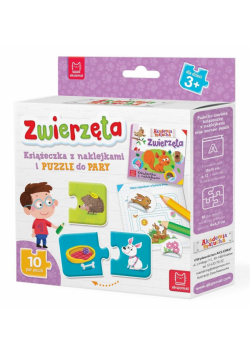 Zwierzęta. Książeczka + puzzle do pary
