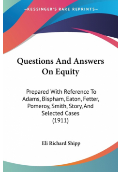 Questions And Answers On Equity