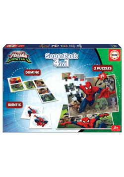 Puzzle 2x25 Spider-Man (Super zestaw 4w1)