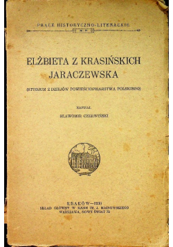 Elżbieta z Krasińskich Jaraczewska 1930 r.