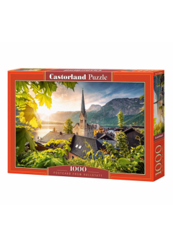 Puzzle 1000 Pocztówka z Hellstatt CASTOR