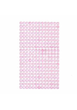 Kryształki samoprzylepne light pink 6mm 260szt
