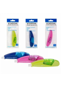 Korektor w taśmie 5mm/6m pastelowy zielony 12 sztuk