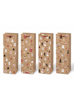 Torebka na prezent T kraft 125x350x90