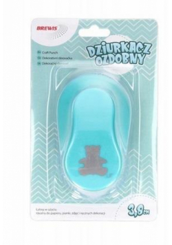 Dziurkacz ozdobny - Miś 3,8cm MIX
